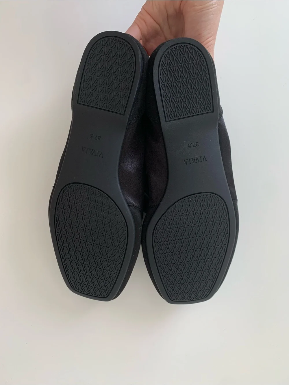 VIVAIA Square-Toe Lace-Up Satin Sneakerina (Cristina)